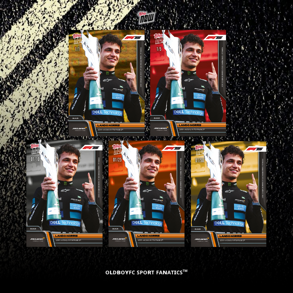 Topps Now Lando Norris 2025 F1 墨西哥大獎賽 球星卡 帶編卡