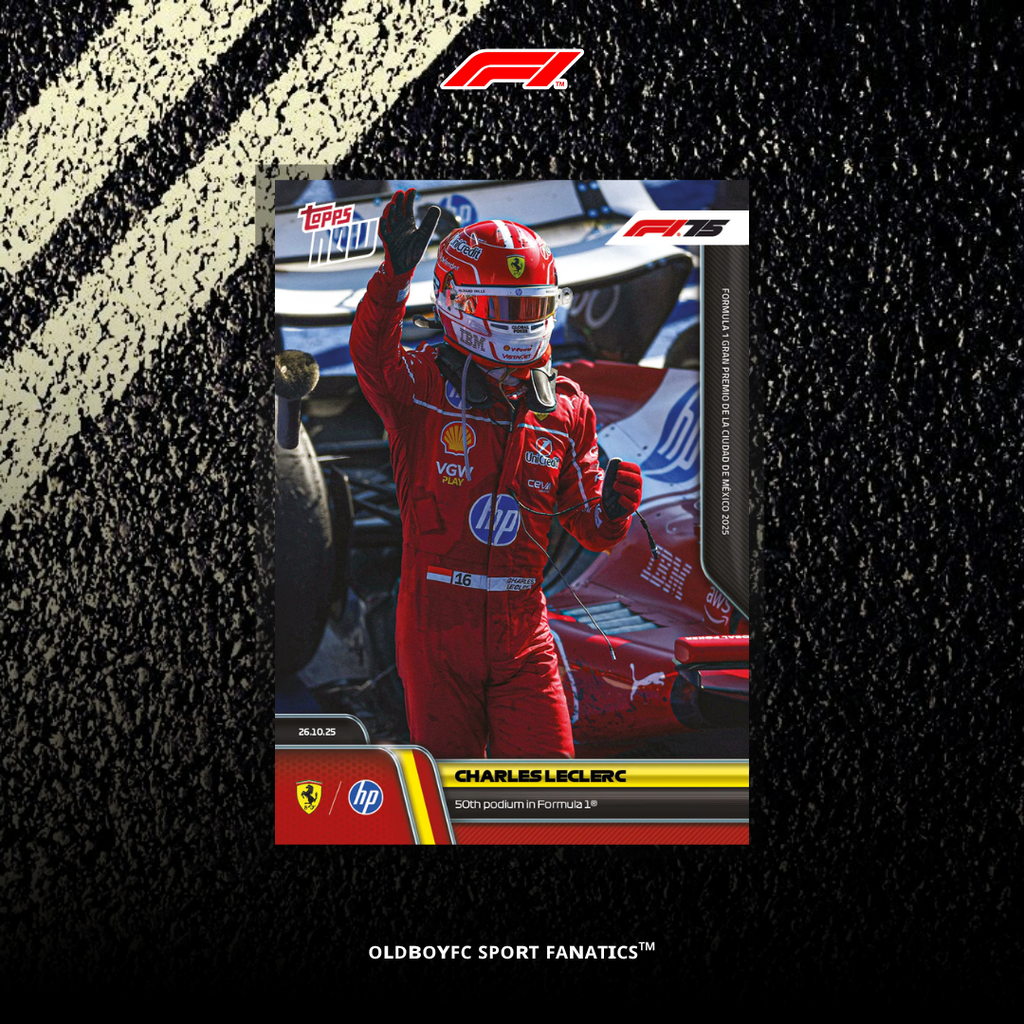 Topps Now Charles Leclerc 2025 F1 墨西哥大獎賽 球星卡