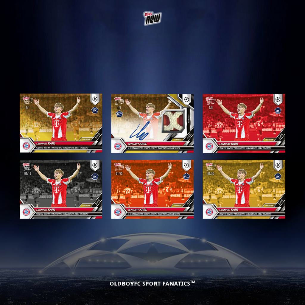 Topps Now Lennart Karl 25/26 歐冠 球星卡 帶編卡