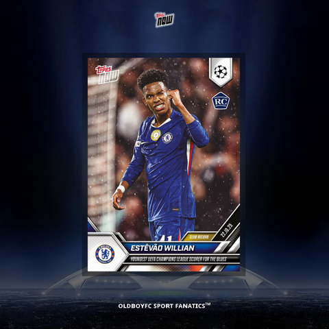 Topps Now Estêvão Willian 25/26 歐冠 球星卡 正面圖