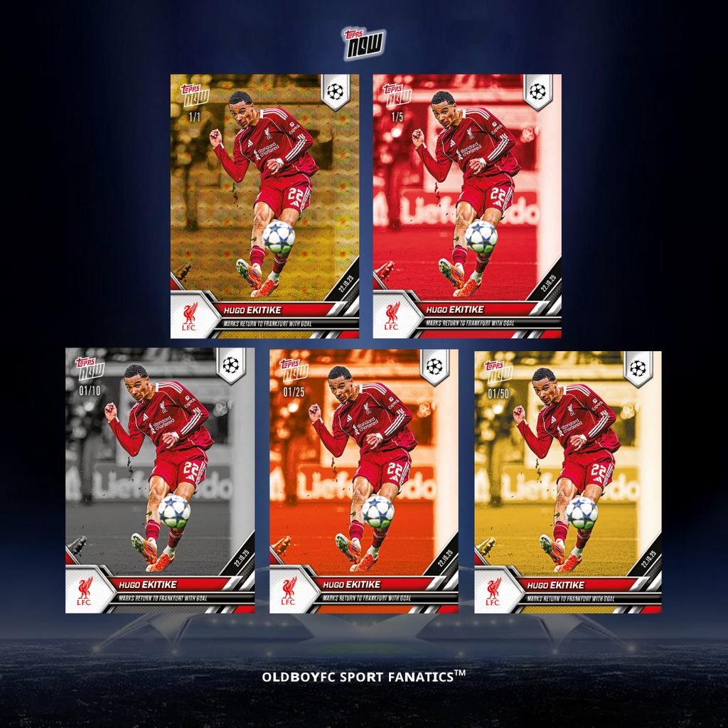 Topps Now Hugo Ekitike 25/26 歐冠 球星卡 帶編卡