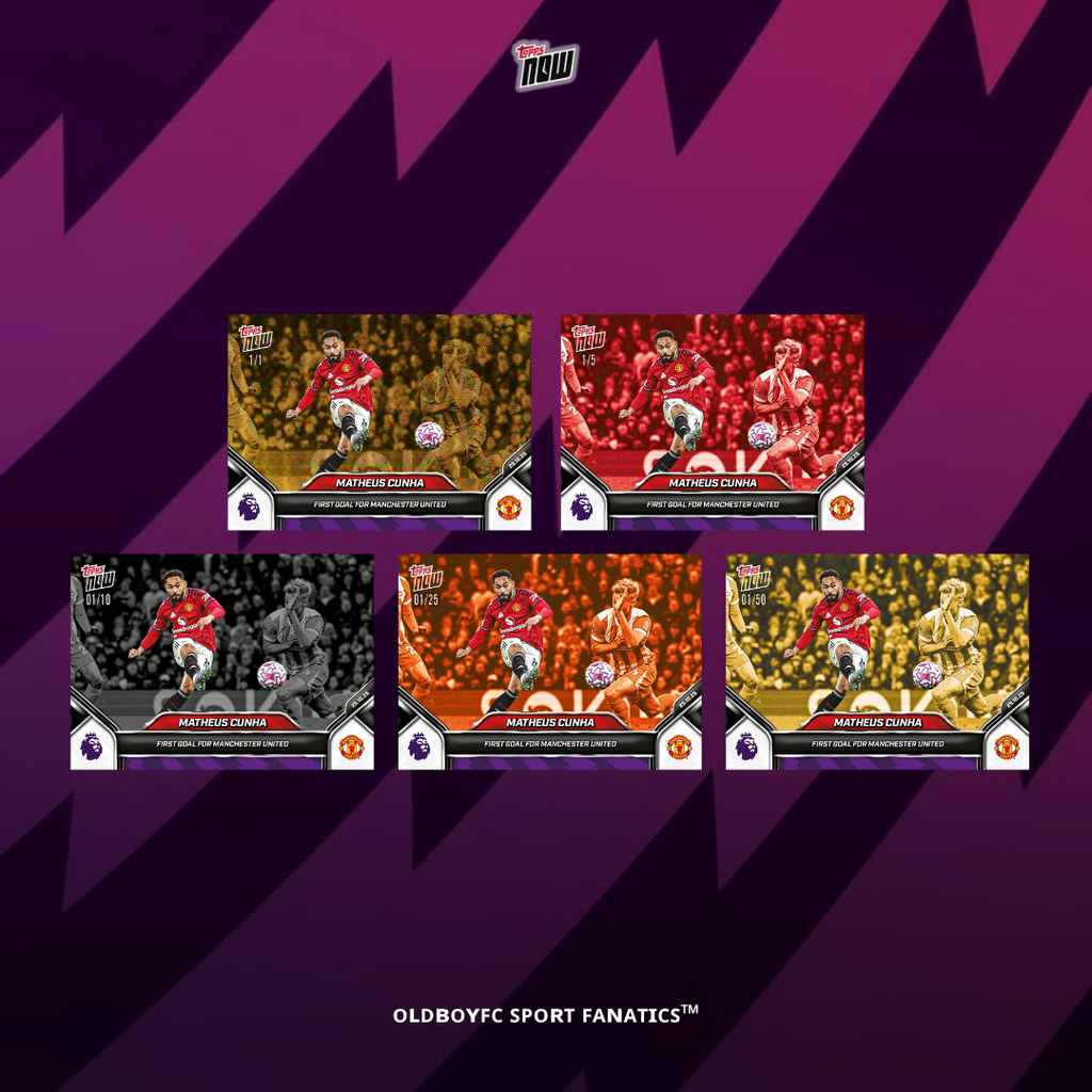 Topps Now Matheus Cunha 25/26 英超 球星卡 帶編卡