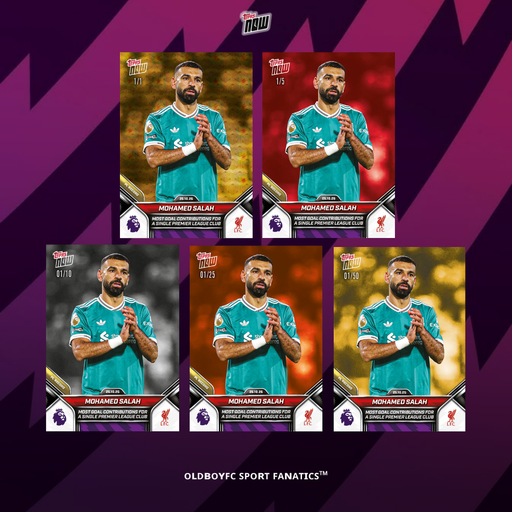 Topps Now Mohamed Salah 25/26 英超 球星卡 帶編卡