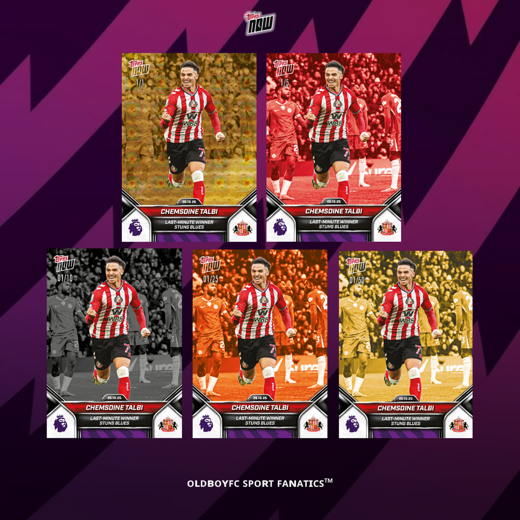 Topps Now Chemsdine Talbi 25/26 英超 球星卡 帶編卡