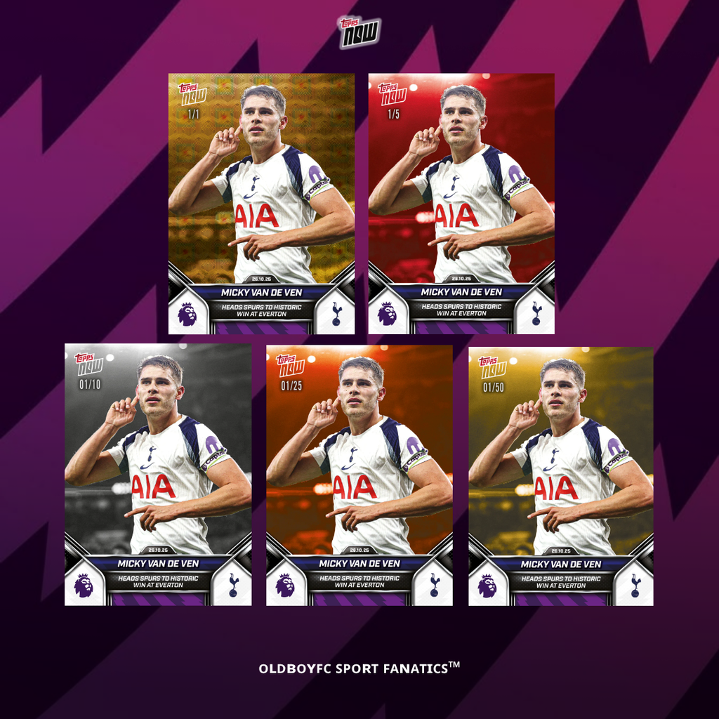 Topps Now Micky van de Ven 25/26 英超 球星卡 帶編卡