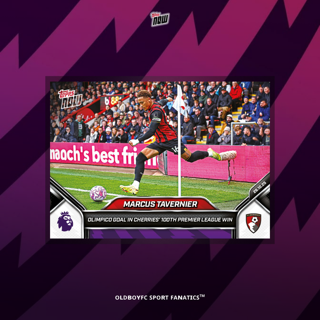 Topps Now Marcus Tavernier 25/26 英超 球星卡 正面圖