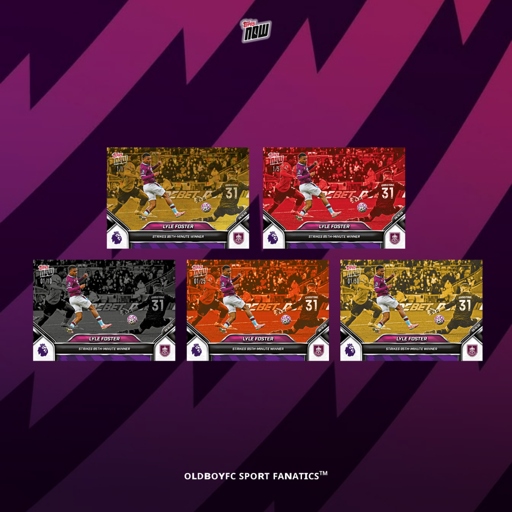Topps Now Lyle Foster 25/26 英超 球星卡 帶編卡