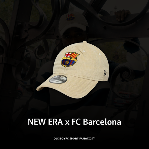 NEW ERA x FC Barcelona 米色老帽