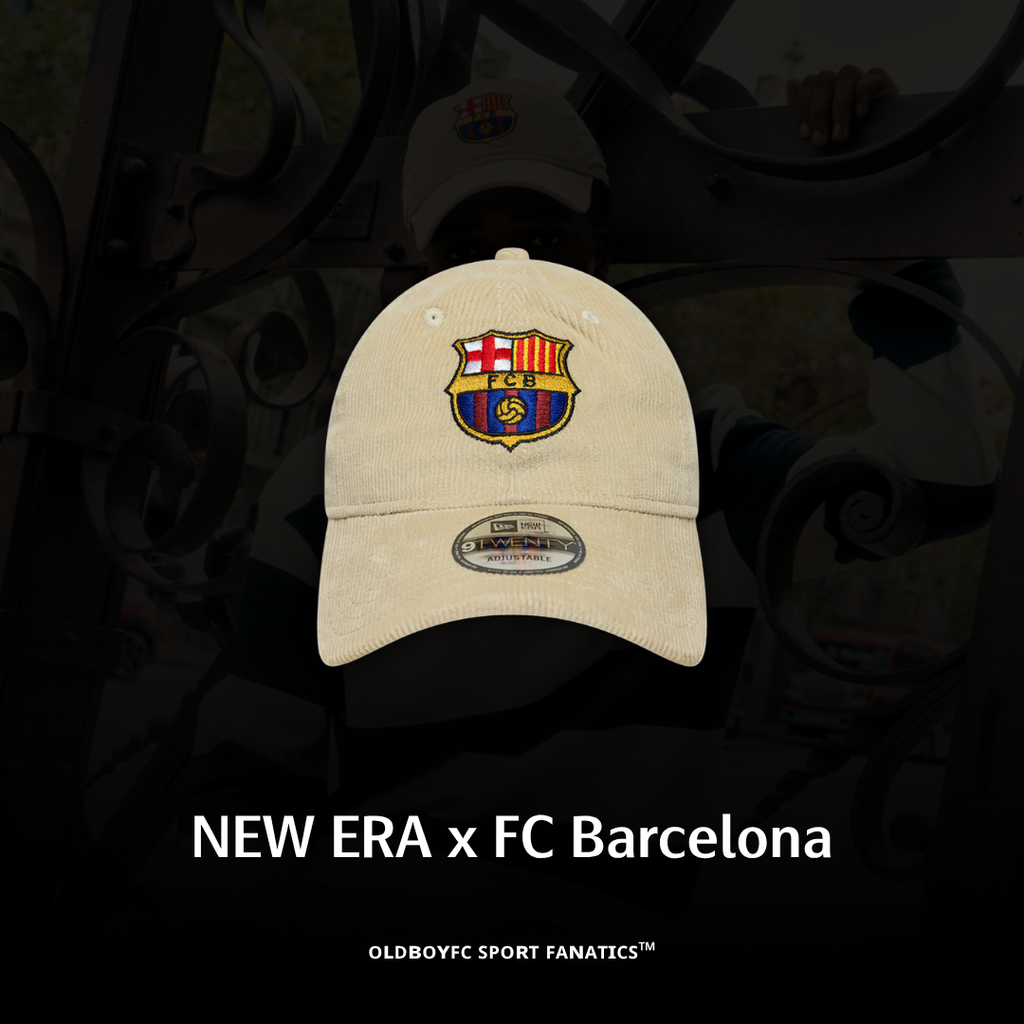 NEW ERA x FC Barcelona 米色老帽
