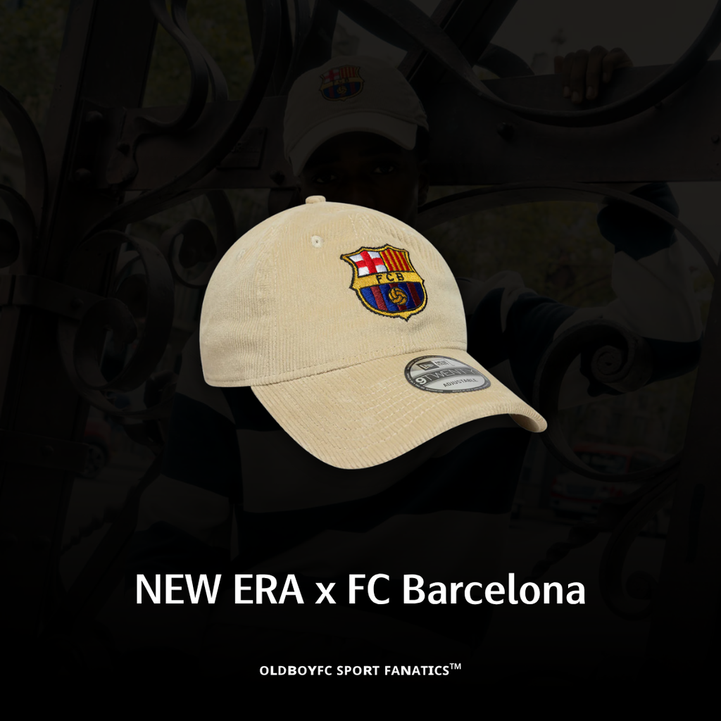 NEW ERA x FC Barcelona 米色老帽