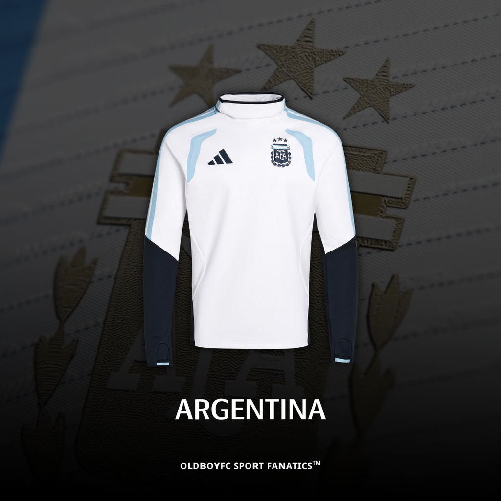 阿根廷 2026 世界盃球員版訓練衣 無拉鍊款 - JY7040