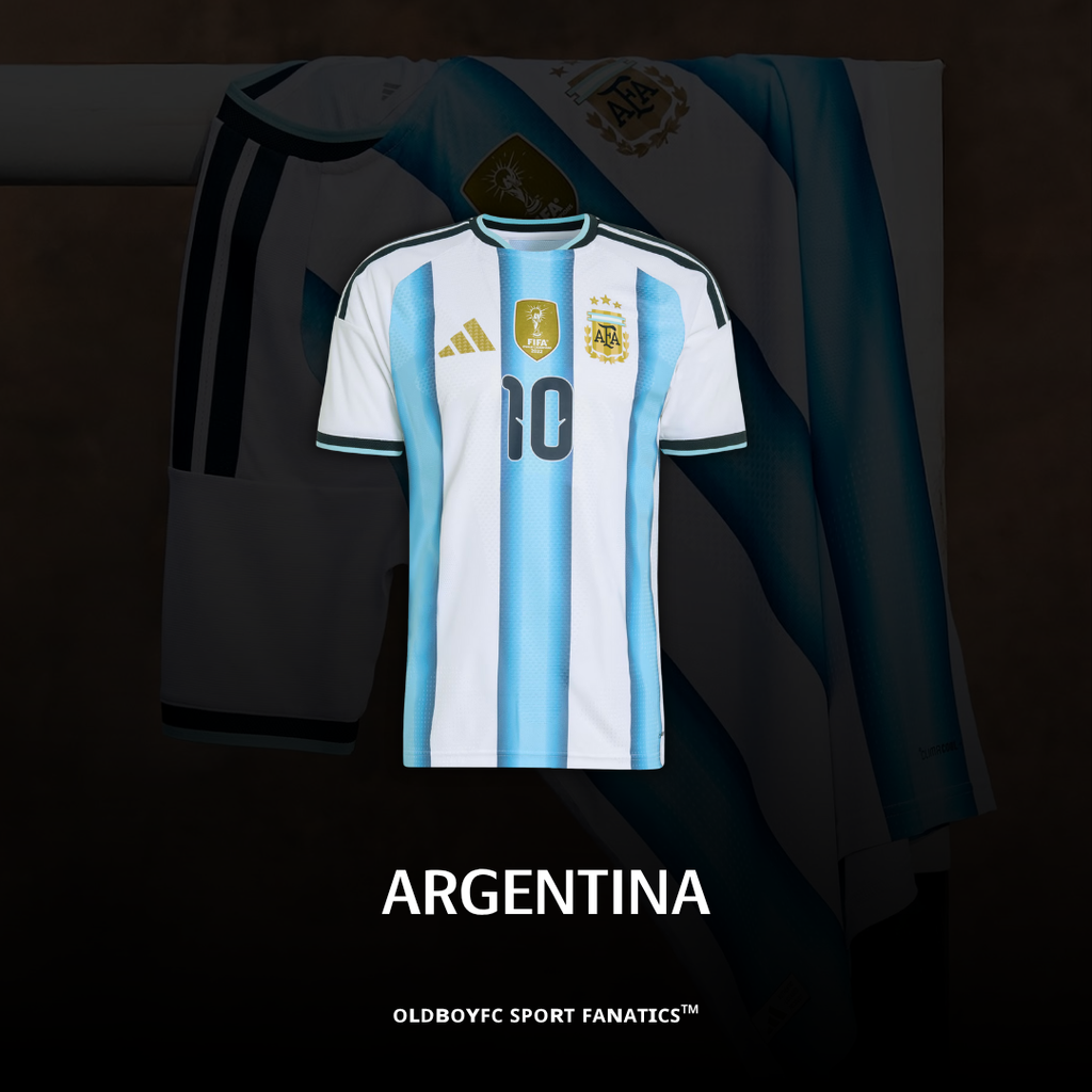 15【球員版】阿根廷 2026 世界盃主場球員版 足球球衣