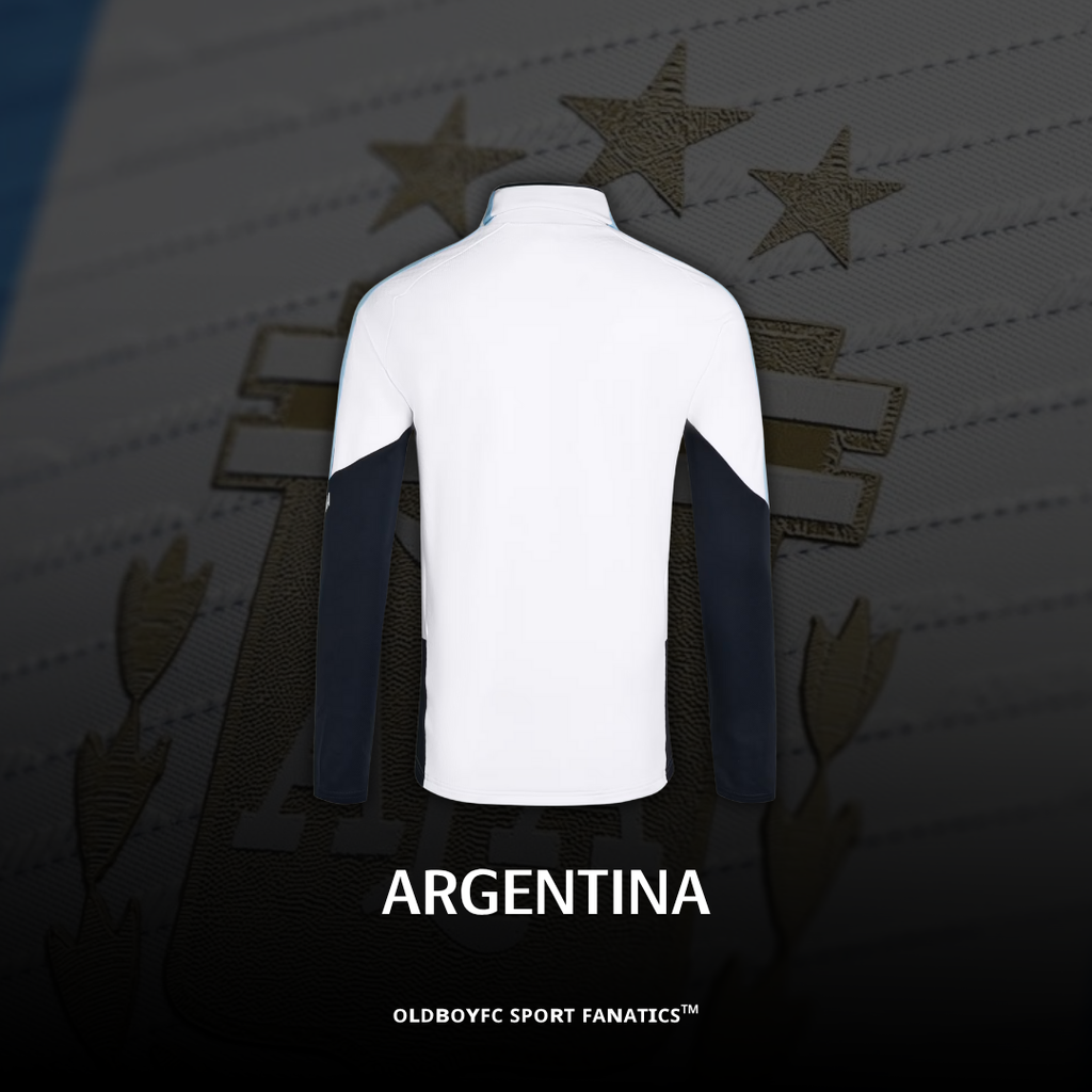 阿根廷 2026 世界盃球員版訓練衣 無拉鍊款 - JY7040 背面