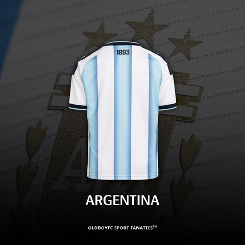 阿根廷 2026 世界盃青少年球迷版球衣 - KA8119 背面