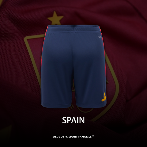西班牙 2026 世界盃主場球迷版短褲 - JN4396