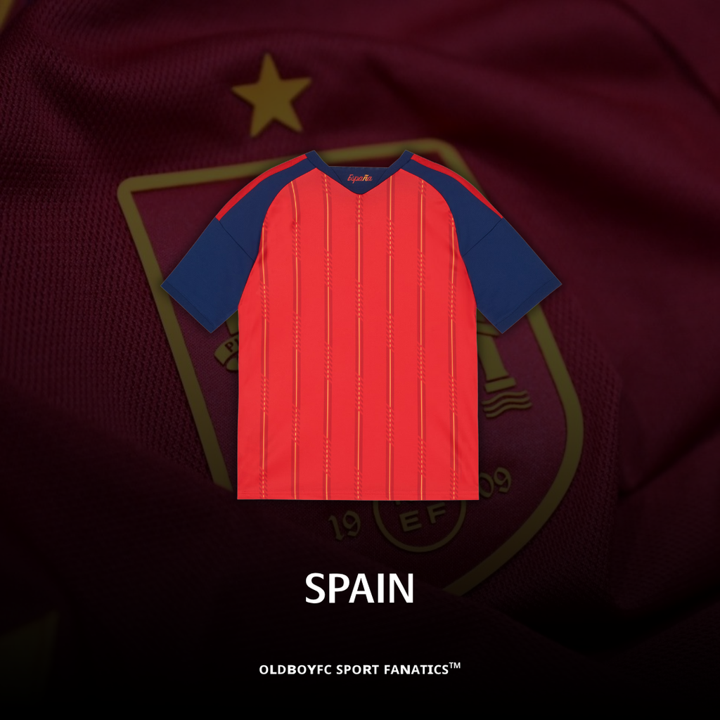 西班牙 2026 世界盃青少年球迷版球衣 - JZ5757