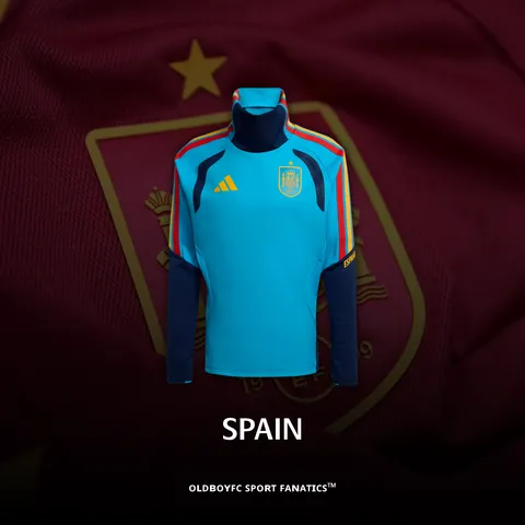 西班牙 2026 世界盃球員版訓練衣 無拉鍊款 - KB0618