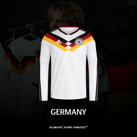 【長袖球迷版】德國 2026 世界盃主場長袖球迷版 足球球衣