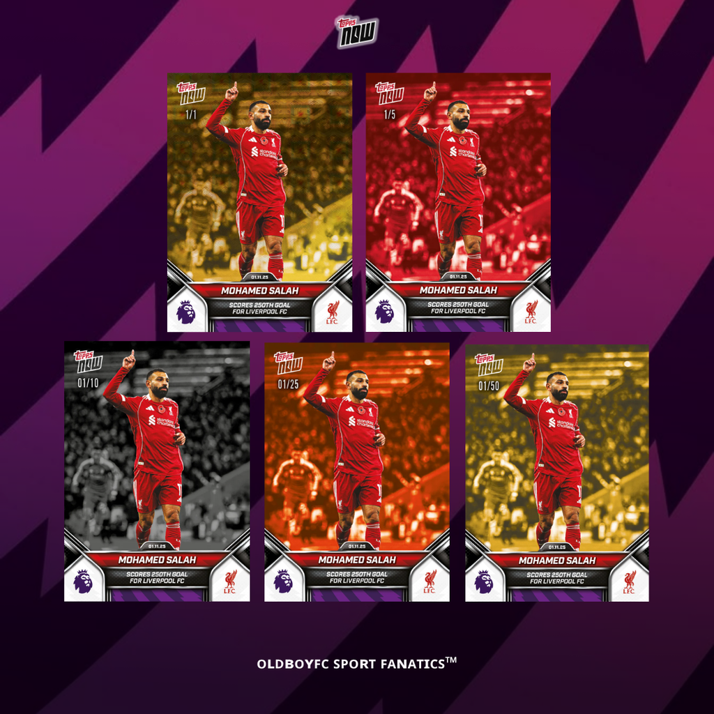 Topps Now Mohamed Salah 25/26 英超 球星卡 帶編卡