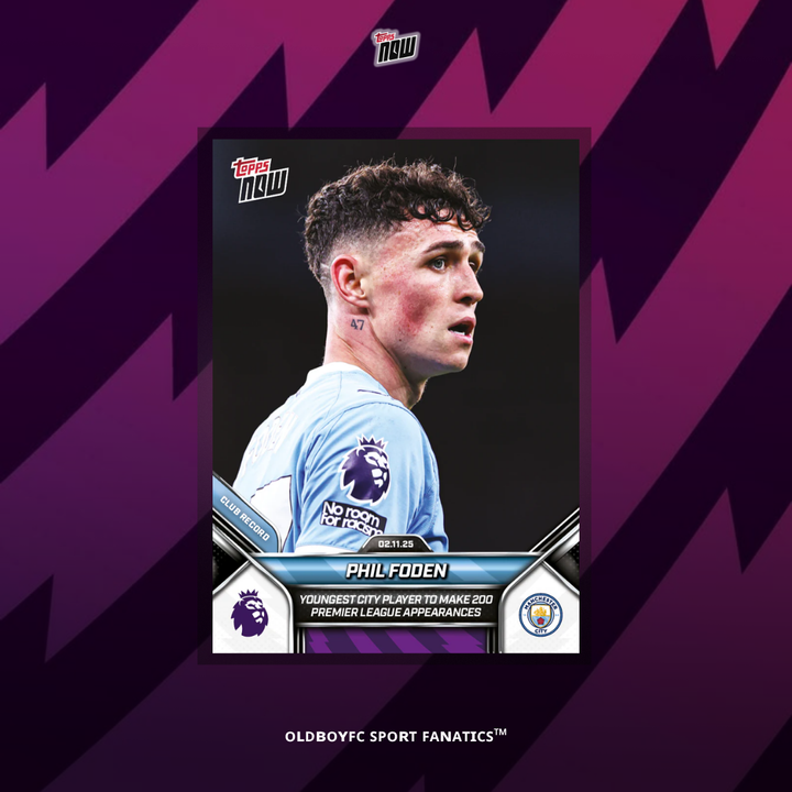 Topps Now Phil Foden 25/26 英超 球星卡