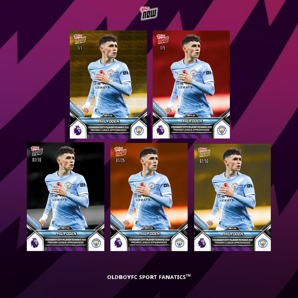 Topps Now Phil Foden 25/26 英超 球星卡 帶編卡