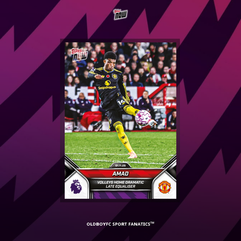 Topps Now Amad 25/26 英超 球星卡 正面圖
