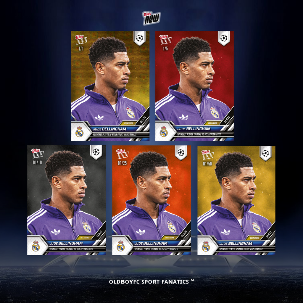 Topps Now Jude Bellingham 25/26 UCL 球星卡 帶編卡