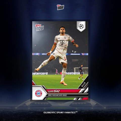 Topps Now Luis Díaz 25/26 UCL 球星卡 正面圖