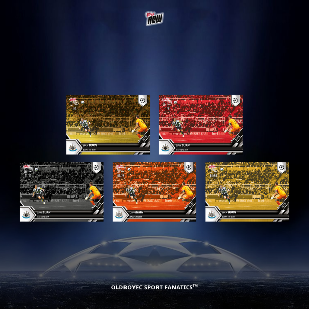 Topps Now Dan Burn 25/26 UCL 球星卡 帶編卡