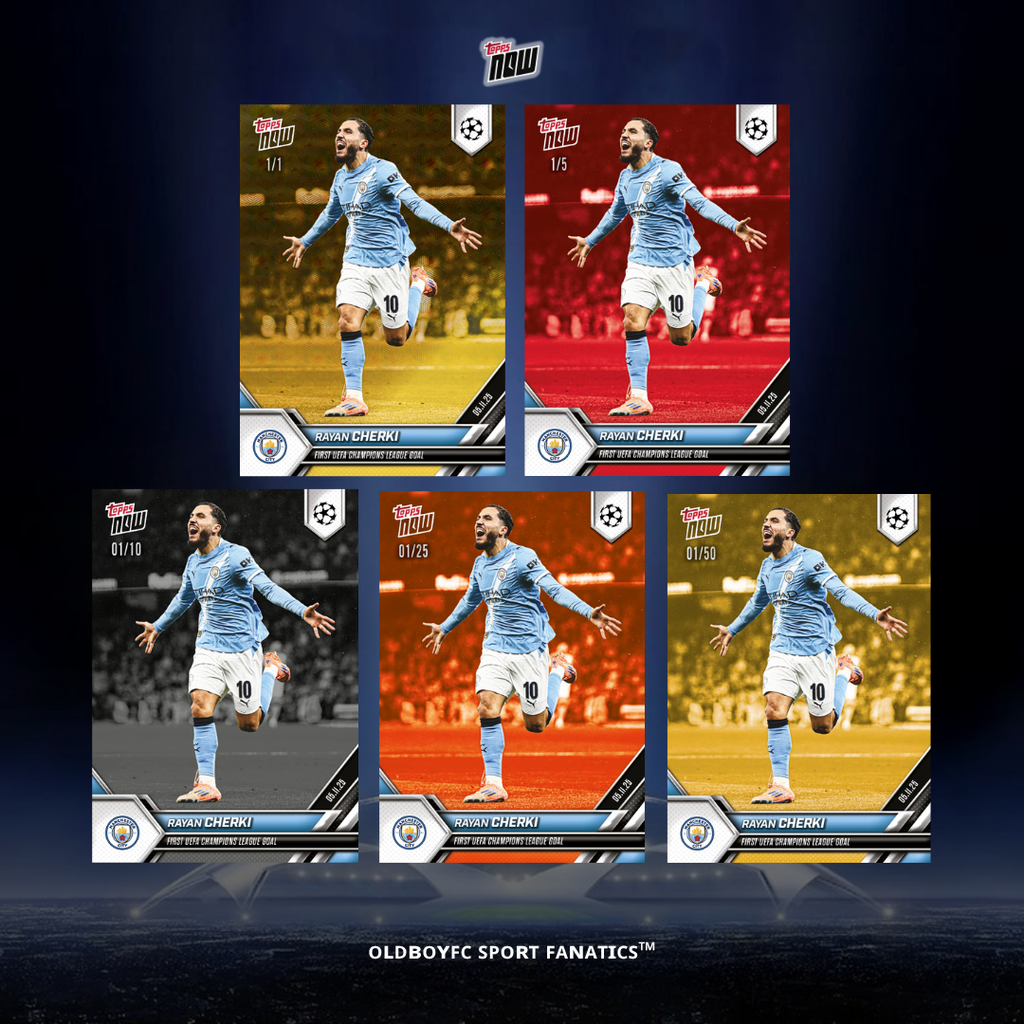 Topps Now Rayan Cherki 25/26 UCL 球星卡 帶編卡