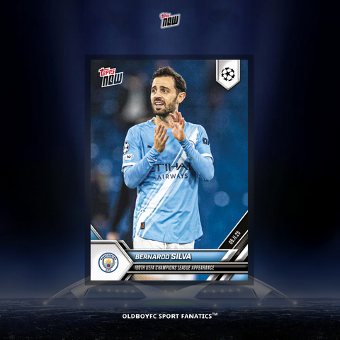 Topps Now Bernardo Silva 25/26 UCL 球星卡 正面圖