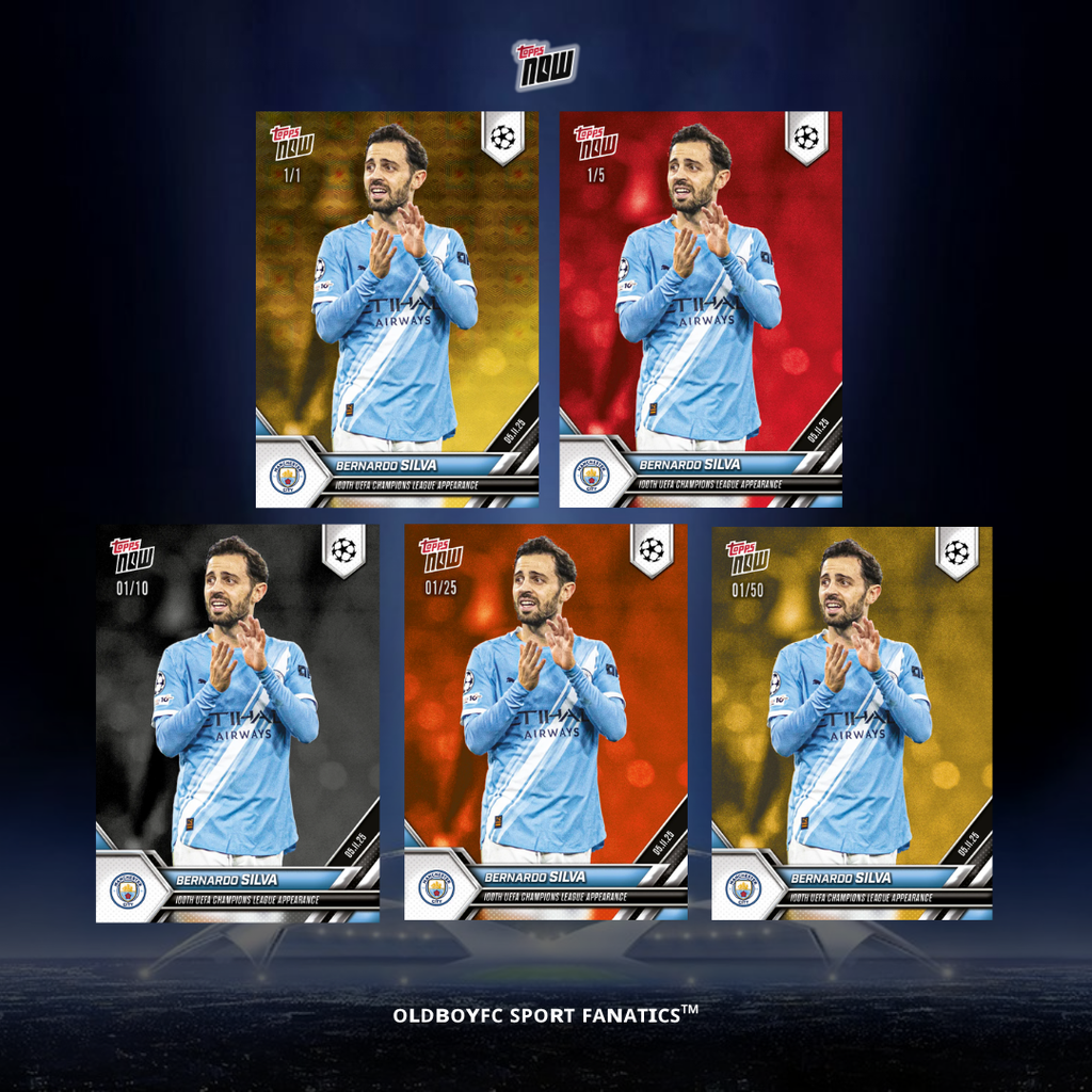 Topps Now Bernardo Silva 25/26 UCL 球星卡 帶編卡