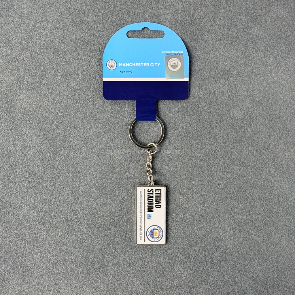 曼城 街道標誌鑰匙圈