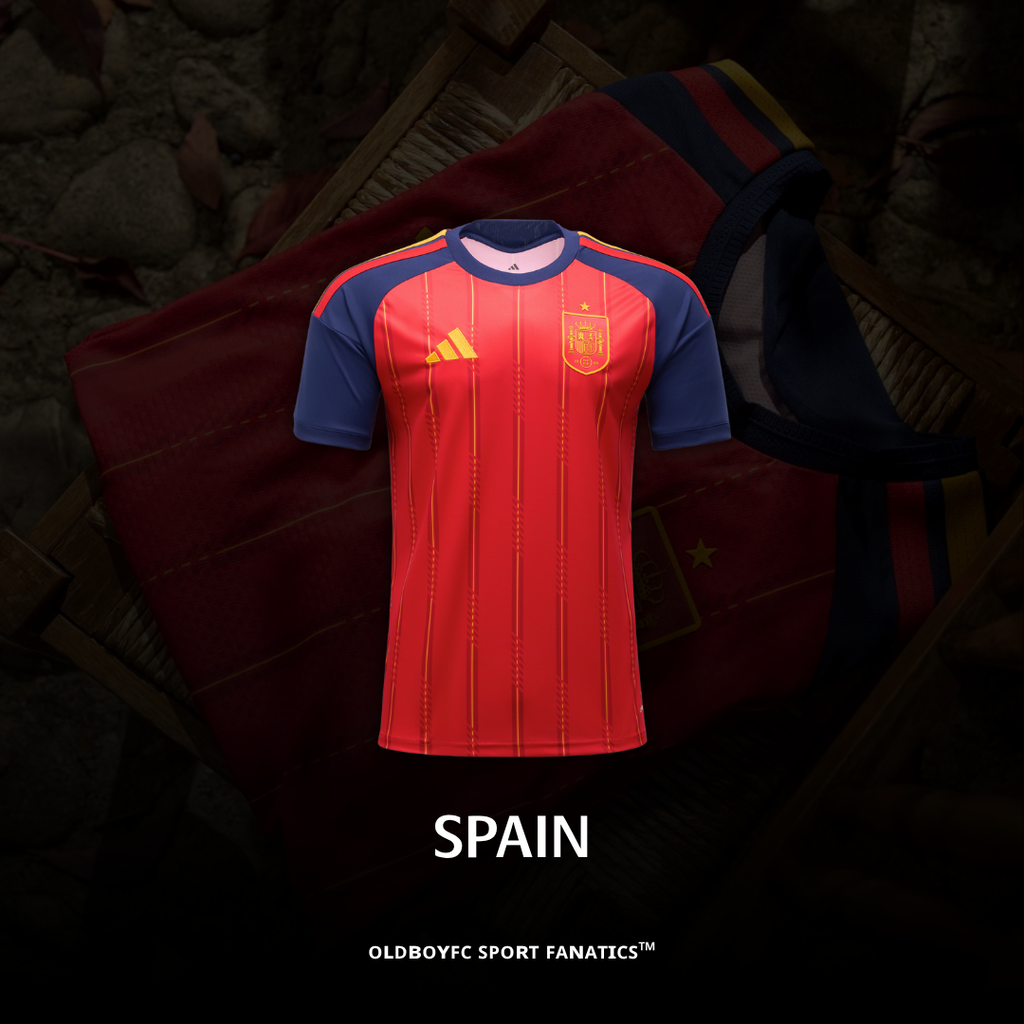 【球迷版】西班牙 2026 世界盃主場球迷版 足球球衣