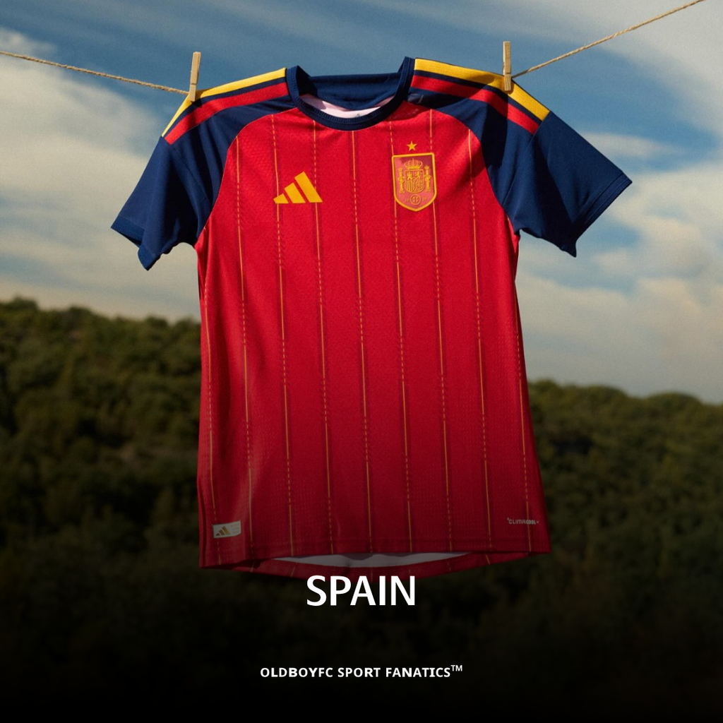 【球迷版】西班牙 2026 世界盃主場球迷版 足球球衣