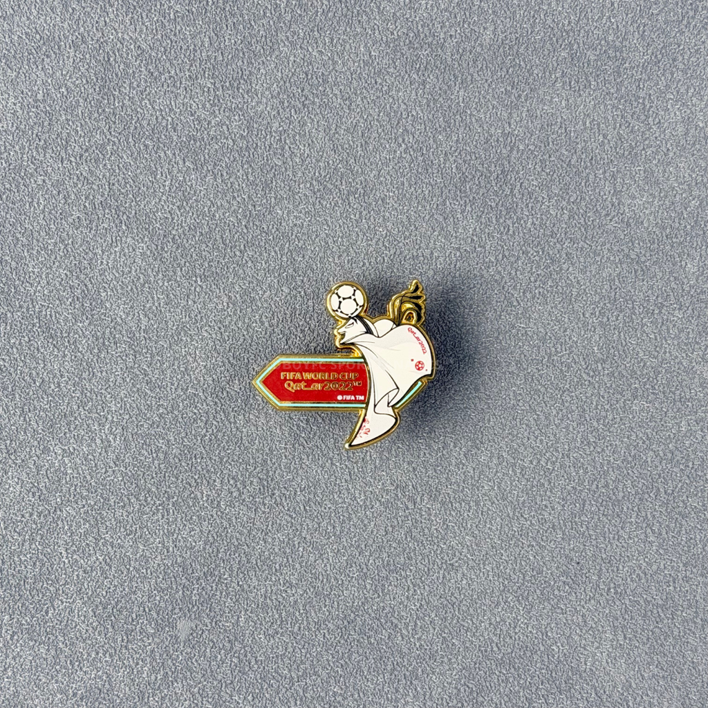 卡達世界盃 吉祥物胸針 款式一