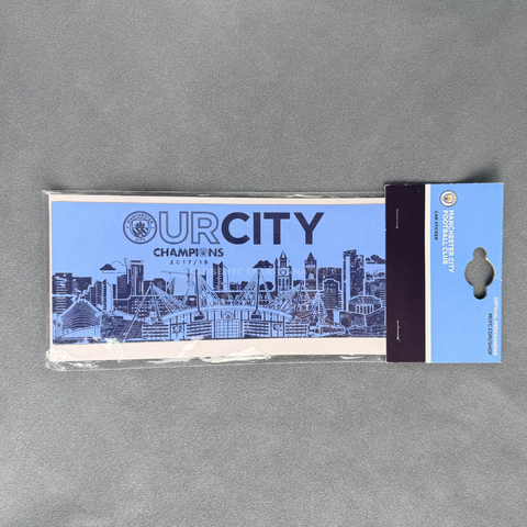 曼城 冠軍汽車貼紙