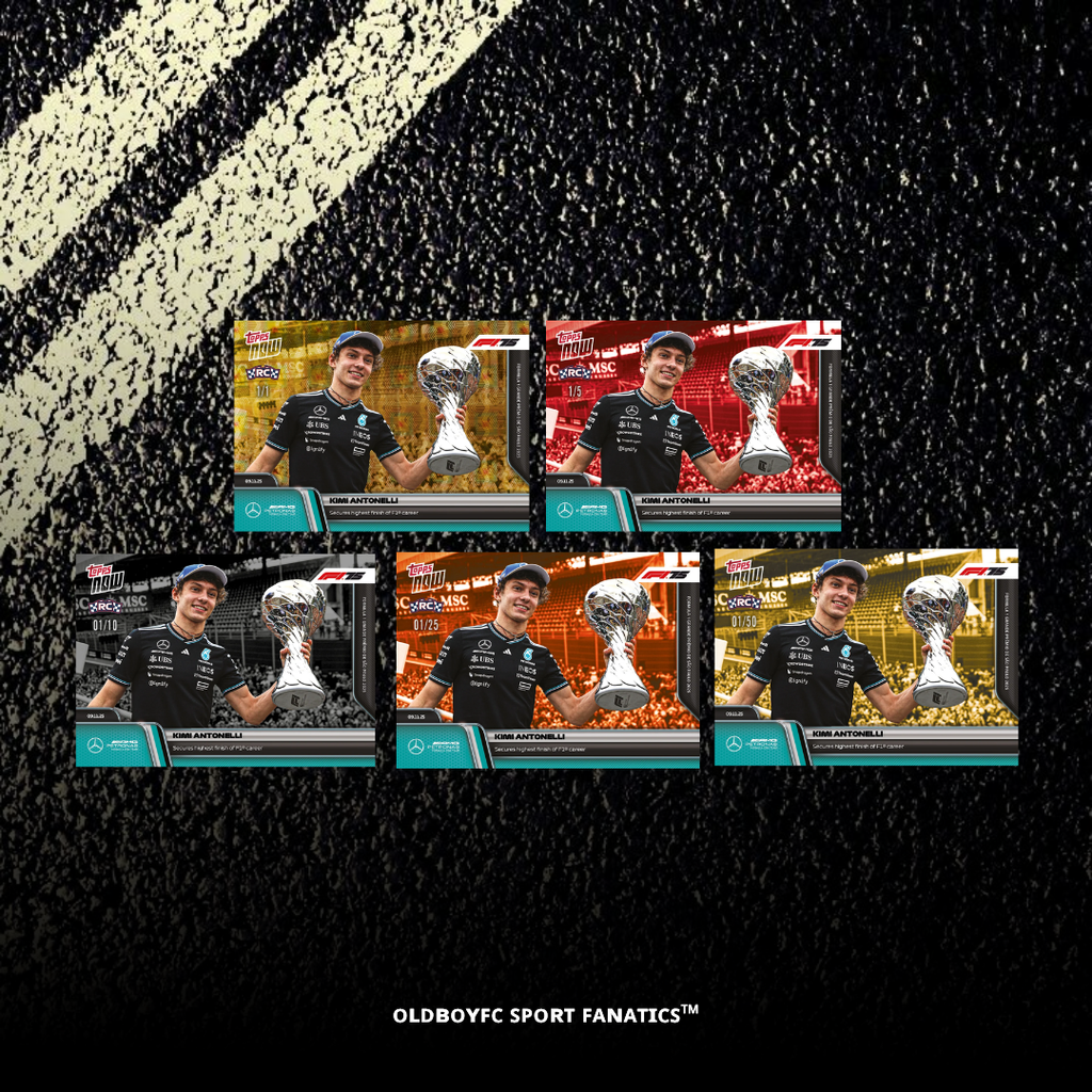Topps Now Kimi Antonelli 2025 F1 巴西大獎賽 球星卡 帶編卡