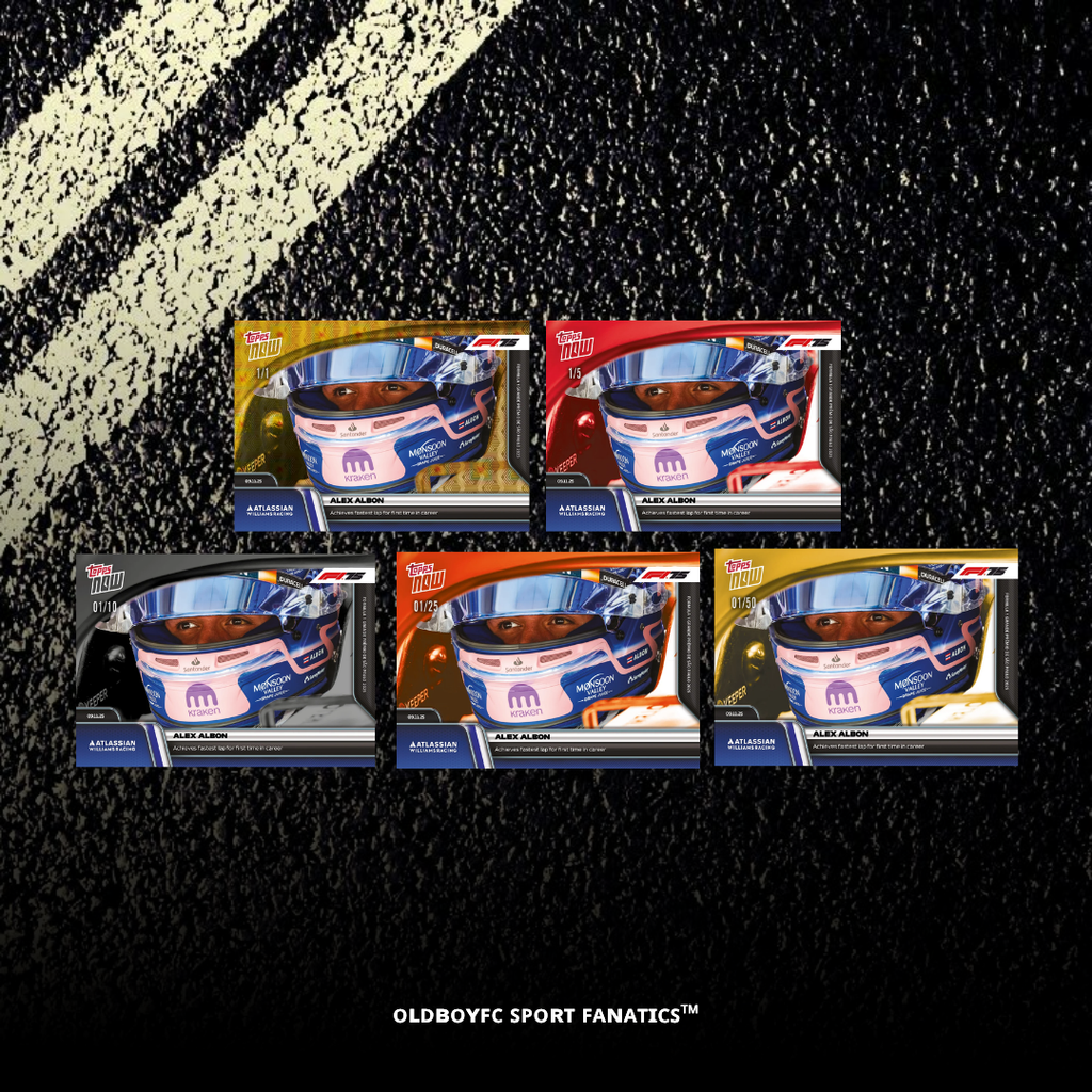 Topps Now Alex Albon 2025 F1 巴西大獎賽 球星卡 帶編卡