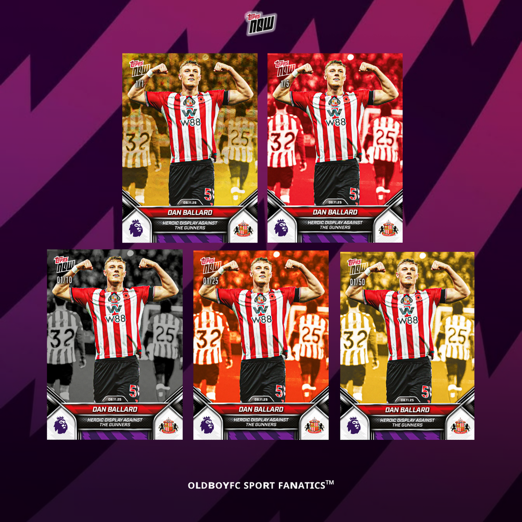 Topps Now Dan Ballard 25/26 英超 球星卡 帶編卡