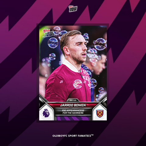 Topps Now Jarrod Bowen 25/26 英超 球星卡 正面圖