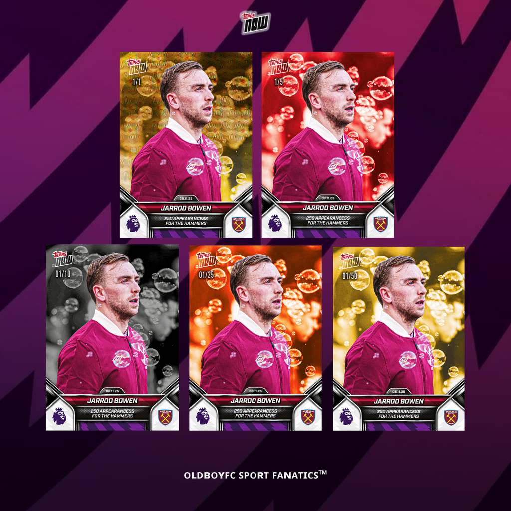 Topps Now Jarrod Bowen 25/26 英超 球星卡 帶編卡