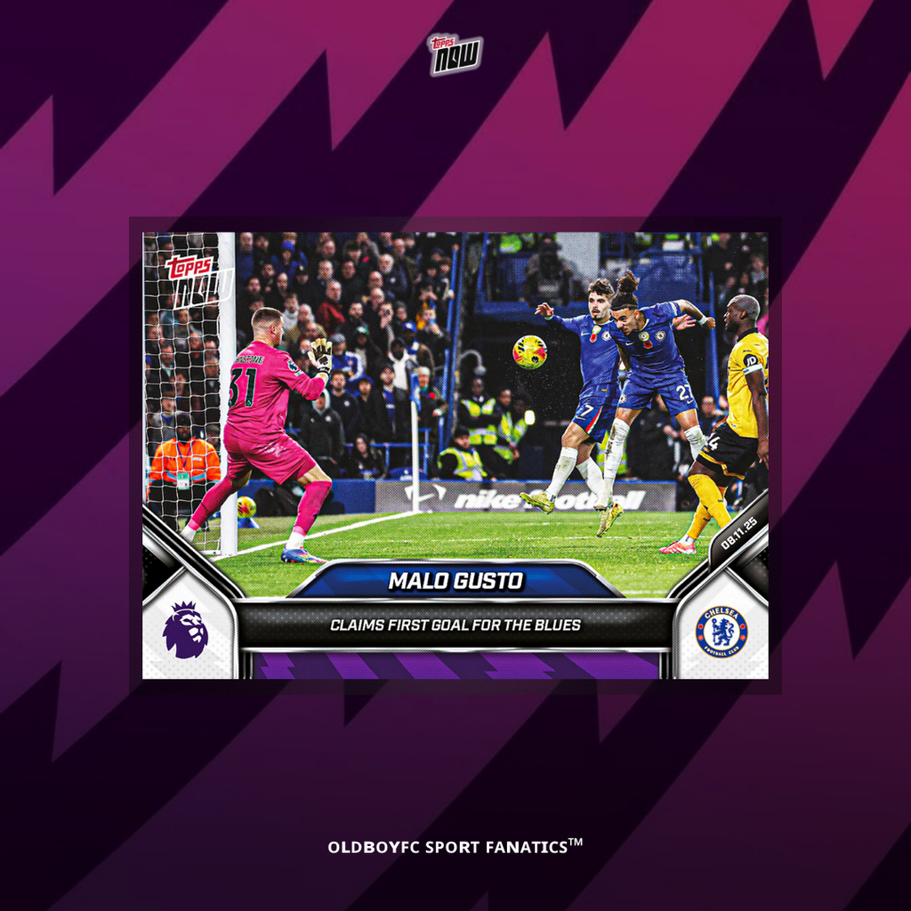 Topps Now Malo Gusto 25/26 英超 球星卡 正面圖