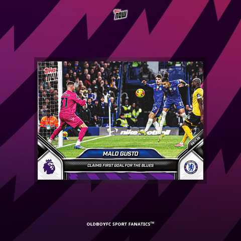 Topps Now Malo Gusto 25/26 英超 球星卡 正面圖