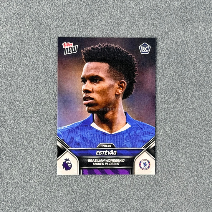 Estêvão 25/26 英超 Topps Now 卡片正面