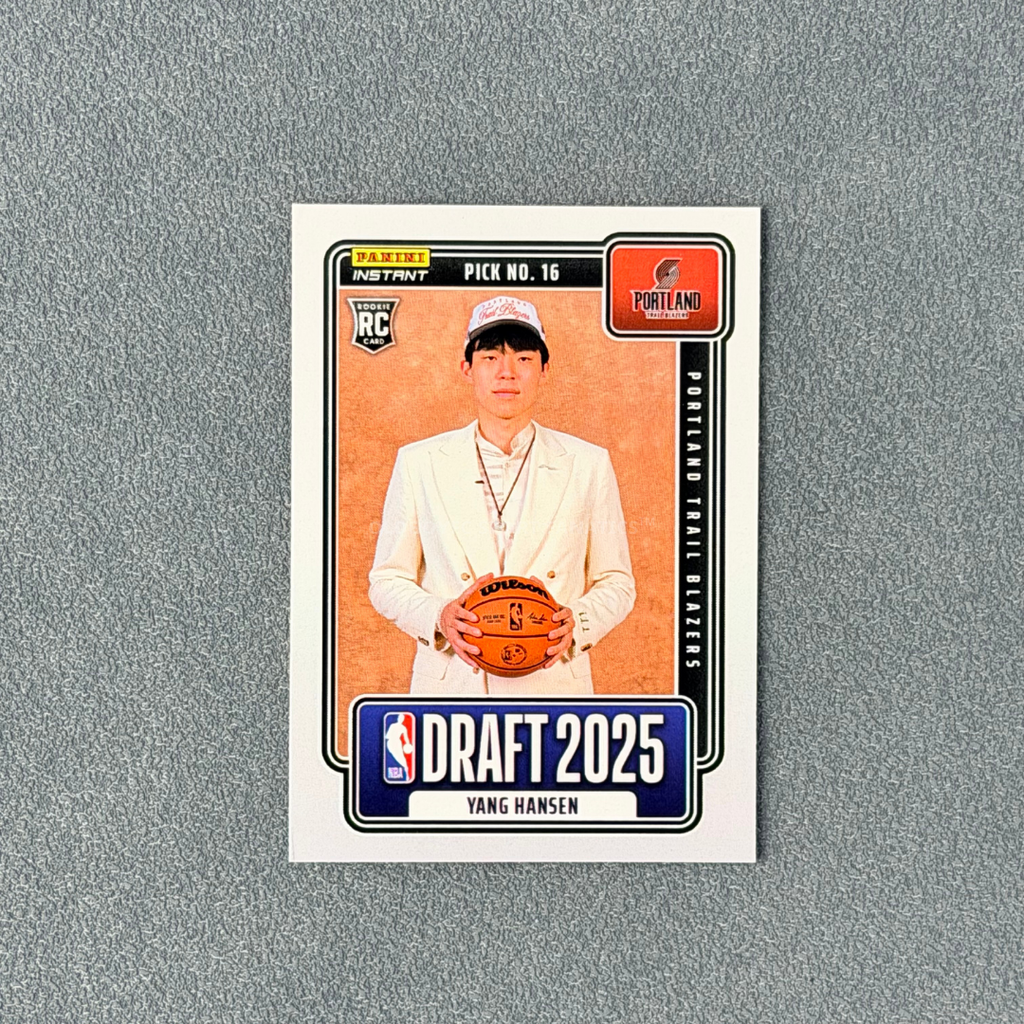 【現貨】 Panini Instant 楊瀚森 2025 NBA 16號選秀 球星卡