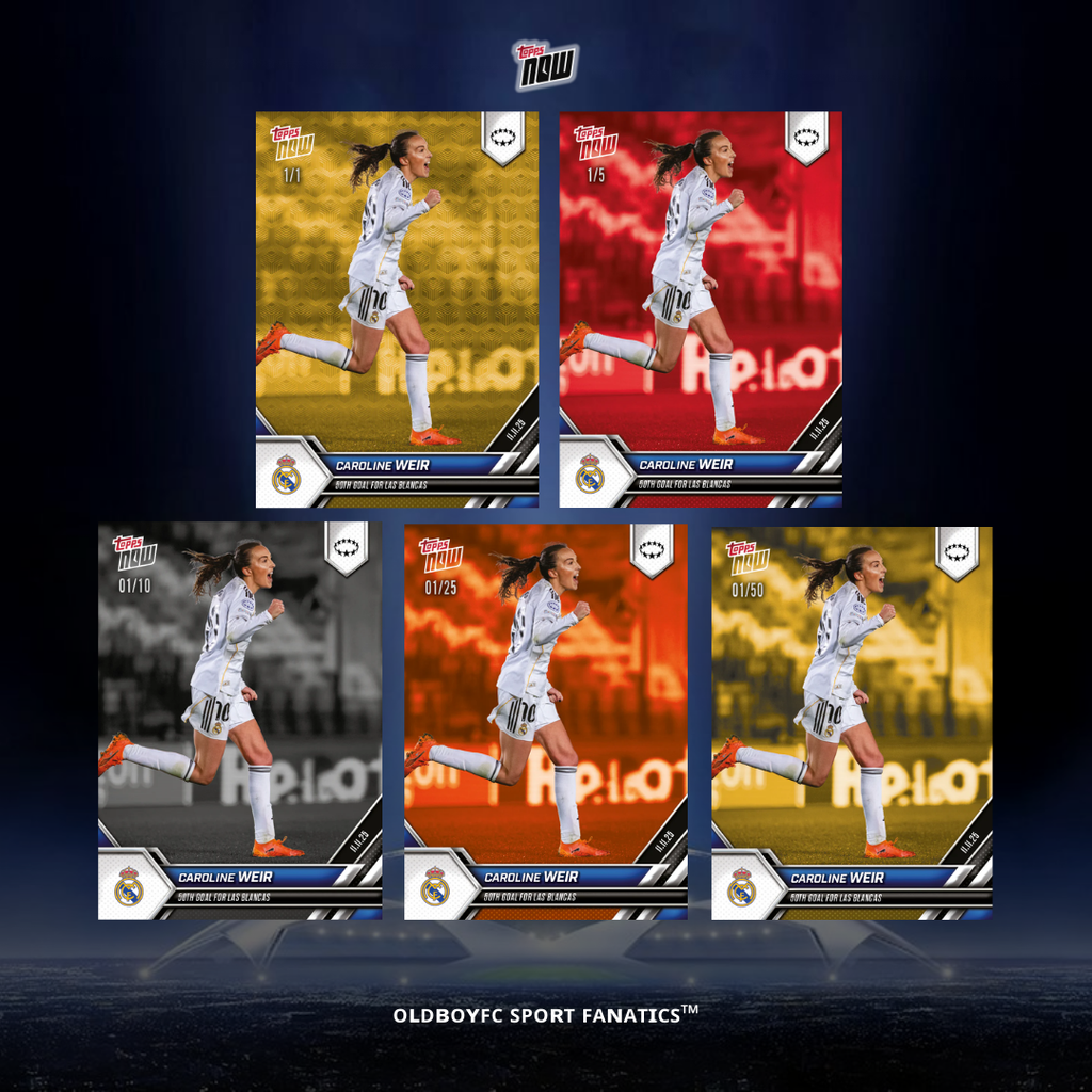 Topps Now Caroline Weir 25/26 女足歐冠 球星卡 帶編卡