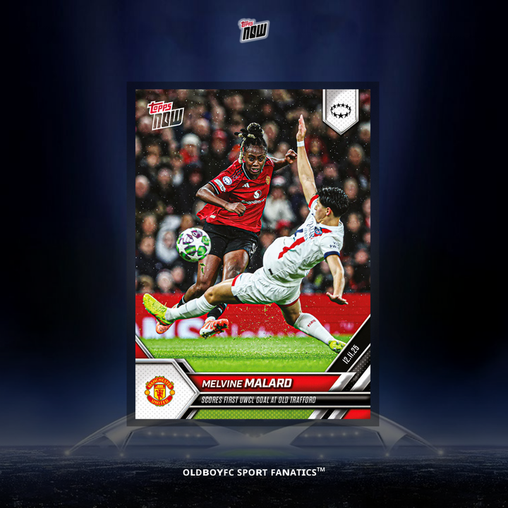 Topps Now Melvine Malard 25/26 女足歐冠 球星卡 正面圖