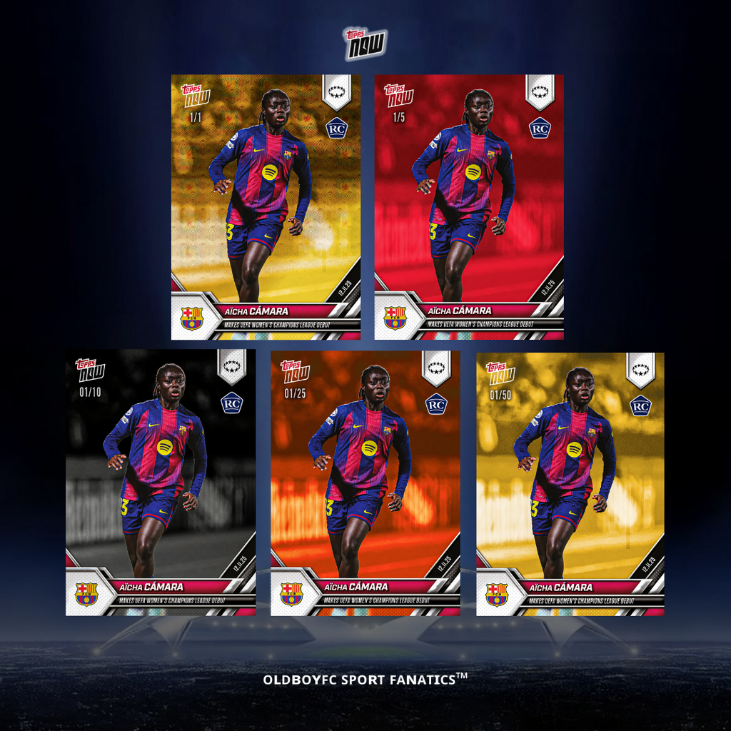 Topps Now Aïcha Câmara 25/26 女足歐冠 球星卡 帶編卡