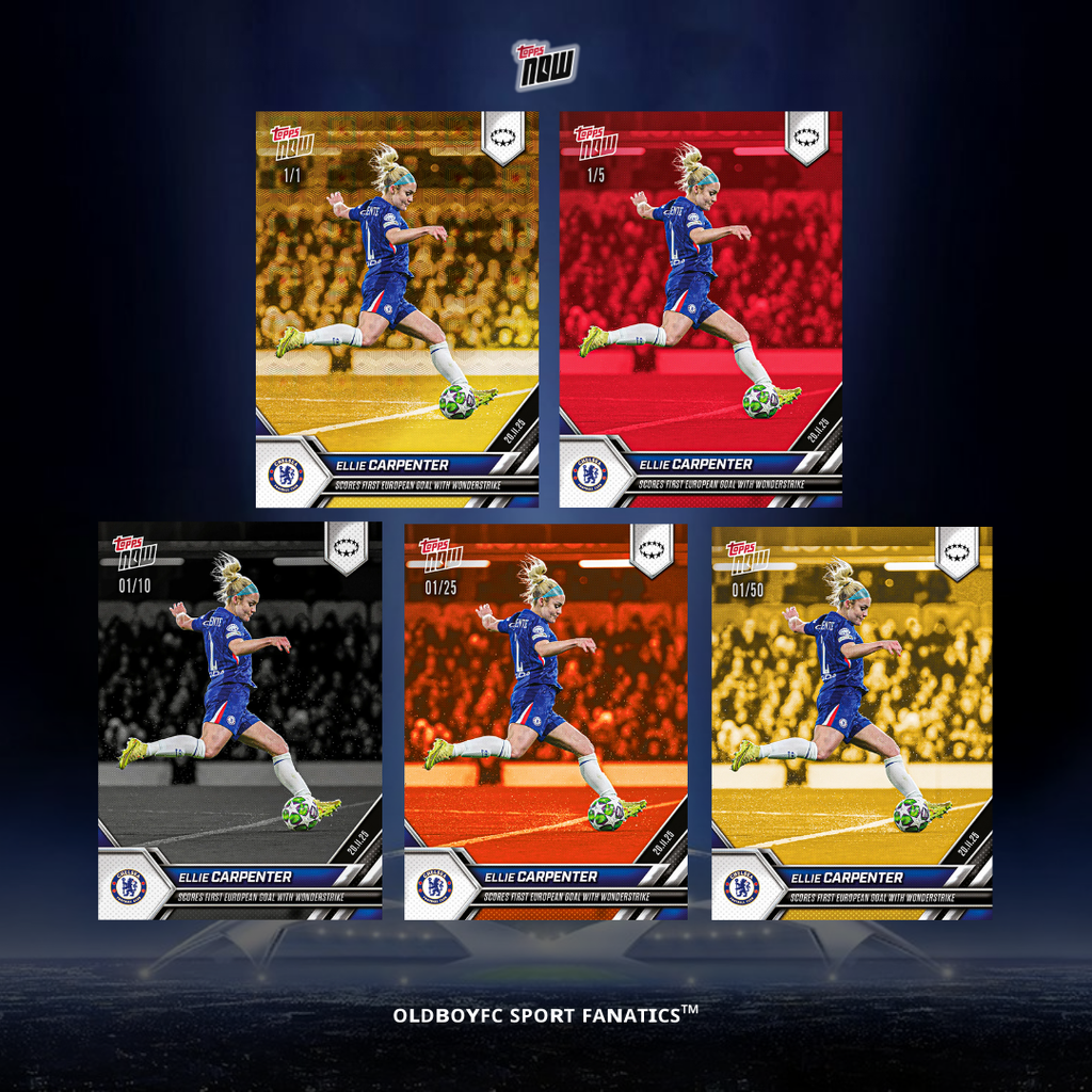 Topps Now Ellie Carpenter 25/26 女足歐冠 球星卡 帶編卡